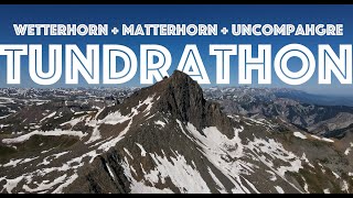 Wetterhorn Peak to Matterhorn Ridge  Uncompahgre Peak TUNDRATHON [upl. by Arihsan]