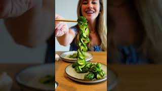 2 Ways to Cut Cucumbers for Asian Cucumber Salad shorts [upl. by Vershen151]