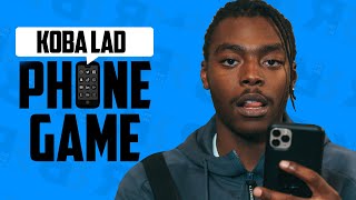 KOBA LAD  PHONE GAME  Ses 1ers téléphones Ronaldinho le MMA son emoji favori sa playlist… [upl. by Cope]