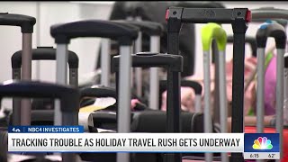 Traveling this holiday season Heres how to avoid losing luggage [upl. by Kilroy]