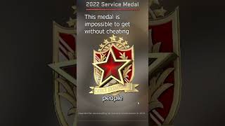 CSGOs RAREST Service Medals [upl. by Orazal]