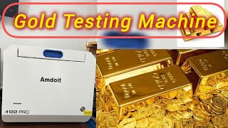 Gold टेस्टिंग कैसे होती है Gold testing machine [upl. by Aronos]