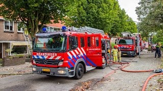 Woningbrand Pieter Postlaan in Hilversum 🚒 [upl. by Learsi100]