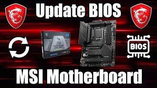 How to update MSI motherboard BIOS [upl. by Ailuj]