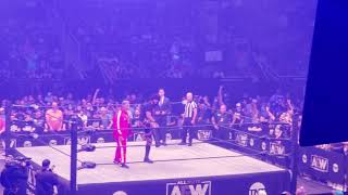 Lance Archer Vs Hikuleo w Haku Entrances  AEW Fight For The Fallen Live [upl. by Arlynne]