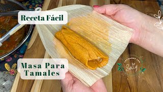 Masa Para Tamales  Facil y Rapida [upl. by Akyre]