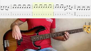 Черниковская Хата Chernikovskaya Hata  Спектакль Окончен Spektakl Okonchen  Bass cover amp Tabs [upl. by Nareht820]