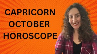 CAPRICORN  October Horoscope [upl. by Wiskind]