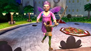 Shrek 2 PC  Fairy Godmother Final Boss Fight amp Ending [upl. by Ardnik]