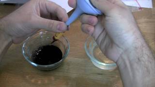 Flushing a Fountain Pen with a Bulb Syringe [upl. by Robenia65]