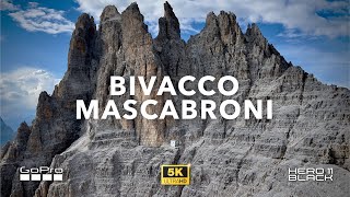 IL BIVACCO PIÙ BELLO DELLE DOLOMITI ai Mascabroni di Cima 11  Dolomiti di Sesto 5K [upl. by Elana]