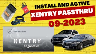 How to install and configure Mercedes Benz XENTRY PASSTHRU 092023 Device J2534 [upl. by Adimra]