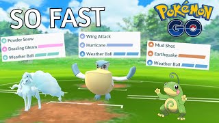 TRIPLE WEATHER BALL SPAM IS INSANE  Pokemon Go Battle League Great PvP [upl. by Ree973]