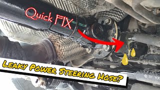 How to Find Power Steering Leak in Your Car Hose Replacement [upl. by Nerin741]