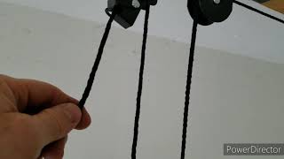 bicycle pulley lift system installation [upl. by Bound]