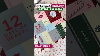 this was a STEAL 😱 20 Target MAKEUP ADVENT CALENDAR 🎅🏻🗓️ adventcalendar giftideas christmas [upl. by Ahsiya]