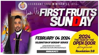 Abundantly Blessed  First Fruits Celebration Of Worship  04 February 2024 [upl. by Benedetta]