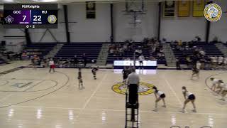 Marian VB vs Goshen Senior Day [upl. by Imnubulo73]