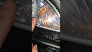 Mazda cx7 how to replace front indicator or park light [upl. by Ybanrab]