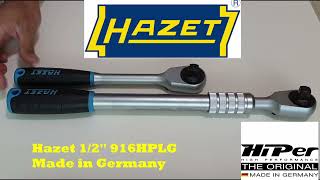 Unboxing of Hazet 916HPLG 12quot 1000 Nm 90 teeth HiPer Series Extendable Ratchet [upl. by Bushey725]