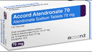 Alendronate Binosto Fosamax to treat osteoporosis caused by menopause steroid use or gonadal fai [upl. by Woodman]