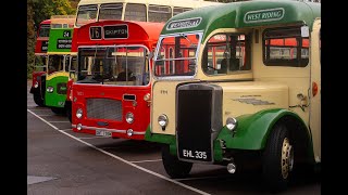 Skipton October 2024 vintage bus running event [upl. by Ahsille]