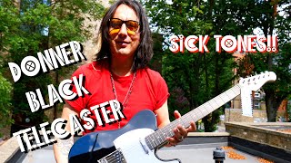 Miguel Montalban reviewing Donners BK Telecaster AMAZING TONES [upl. by Narod]