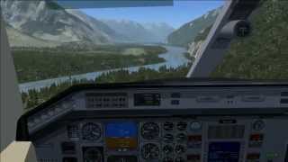 Landing at Bella Coola E120 FSX [upl. by Lipinski]