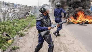 Présidentielle en RD Congo  tensions sur le site dune manifestation interdite de lopposition [upl. by Hanleigh]