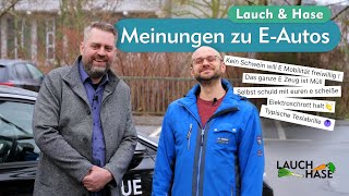 TeslaGegner und ElektroautoHasser mit Ladesteckern im Winter  Lauch und Hase [upl. by Ready379]