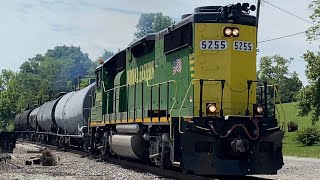 IERR 5255 Leads the Fernald Turn through Shandon OH [upl. by Lamonica69]