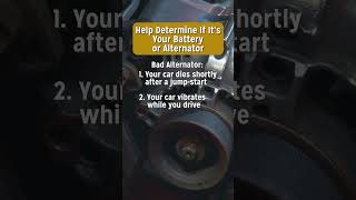 Bad Battery Vs Alternator [upl. by Alocin]