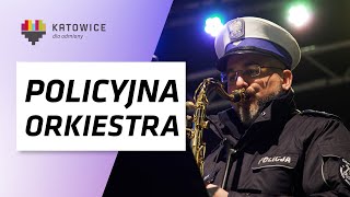 Orkiestra Komendy Wojewódzkiej Policji w Katowicach na rynku [upl. by Eirameinna]