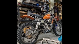 quotMX1000quot Harley Sportster Dirt Bike by Bull Original [upl. by Midian]