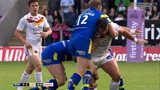 Résumé Warrington vs Dragons Catalans R17 [upl. by Orpah]