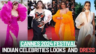 Indian Celebrities Fashion at Cannes 2024 Festival Who Rocked the Red Carpet the Most [upl. by Ssidnac806]