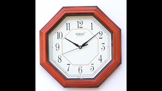 OCTAGON SHAPED WALL CLOCK  WALL DECOR PIECES [upl. by Ttenyl]