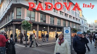 PADOVA  ITALIA  DOMENICA 10 NOVEMBRE 2024  4K Walking Tour  60fps [upl. by Elehcin]