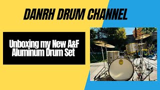 Unboxing my New AampF Aluminum Drum Set [upl. by Oca649]