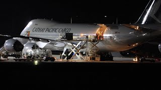 Cathay Pacific 7478 Arrival and Departure Toowoomba Wellcamp Airport [upl. by Gilead]