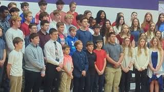 Veterans Day 2024  Lexington JrSr High  Choir Tribute [upl. by Orabelle]