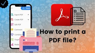 How to print a PDF file on Adobe Acrobat Reader [upl. by Norrahc674]