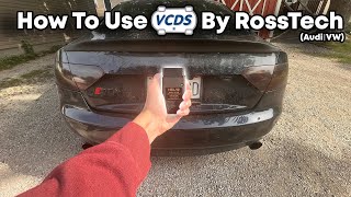 How to Use VCDS by RossTech on your B8B85 AUDIA4  A5  S4  S5 [upl. by Katerina]