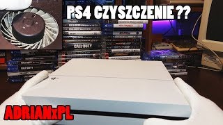 Jak wyczyścić PS4   Bez rozkręcania ma sens   Konsola 3 lata użytkowania [upl. by Tnerual859]