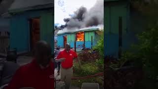 Fire at Exuma Fish Fry [upl. by Alehs]