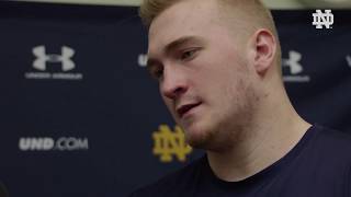 ndFootball Liam Eichenberg Interview [upl. by Yenwat401]