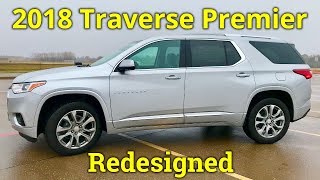 AllNew Premier  Chevy Traverse 2018 Review [upl. by Eenor]