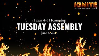 Texas 4H Roundup Tuesday Awards Assembly 2024 [upl. by Nnaik]