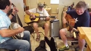 Earls Breakdown Earl Scruggs Banjo cover at Rick Hayes Guitar and Mandolin shop [upl. by Atilrak]