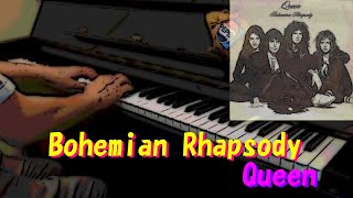 Bohemian Rhapsody  Queen  piano cover at home [upl. by Eel]